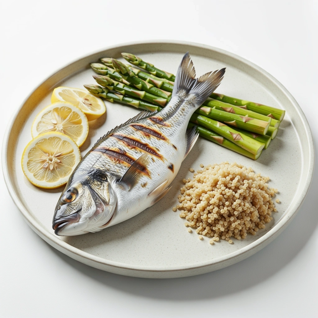 Piatto equilibrato mediterraneo per anziani