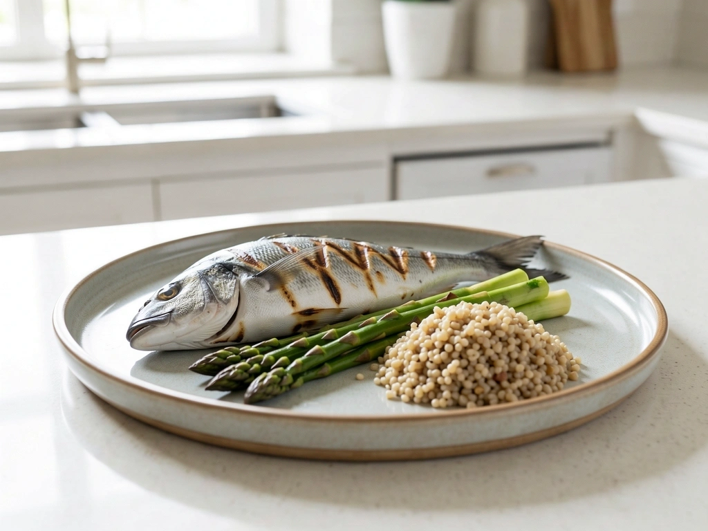 Piatto bilanciato mediterraneo